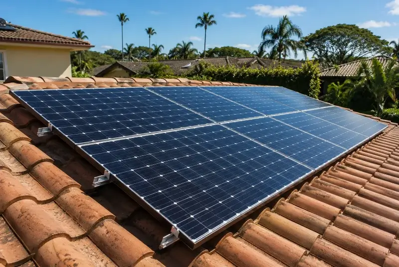 Installation de panneaux solaires à Radenac